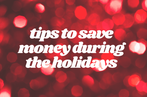 how to save money for holidays